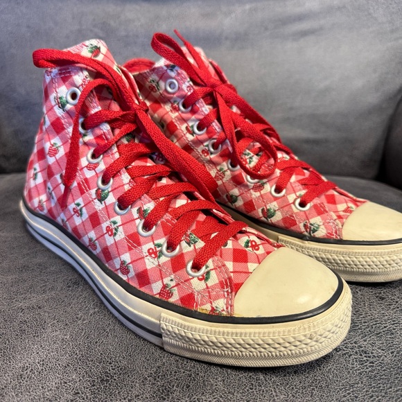 Converse Shoes - Converse ASO Luna Lovegood Strawberry Cherry Hi Top Sneakers